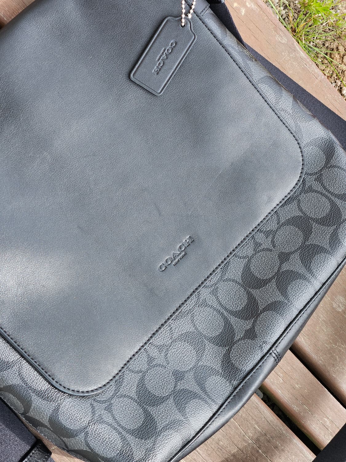 코치 시그니쳐 캔버스 메신저 크로스백/coach 상품이미지4