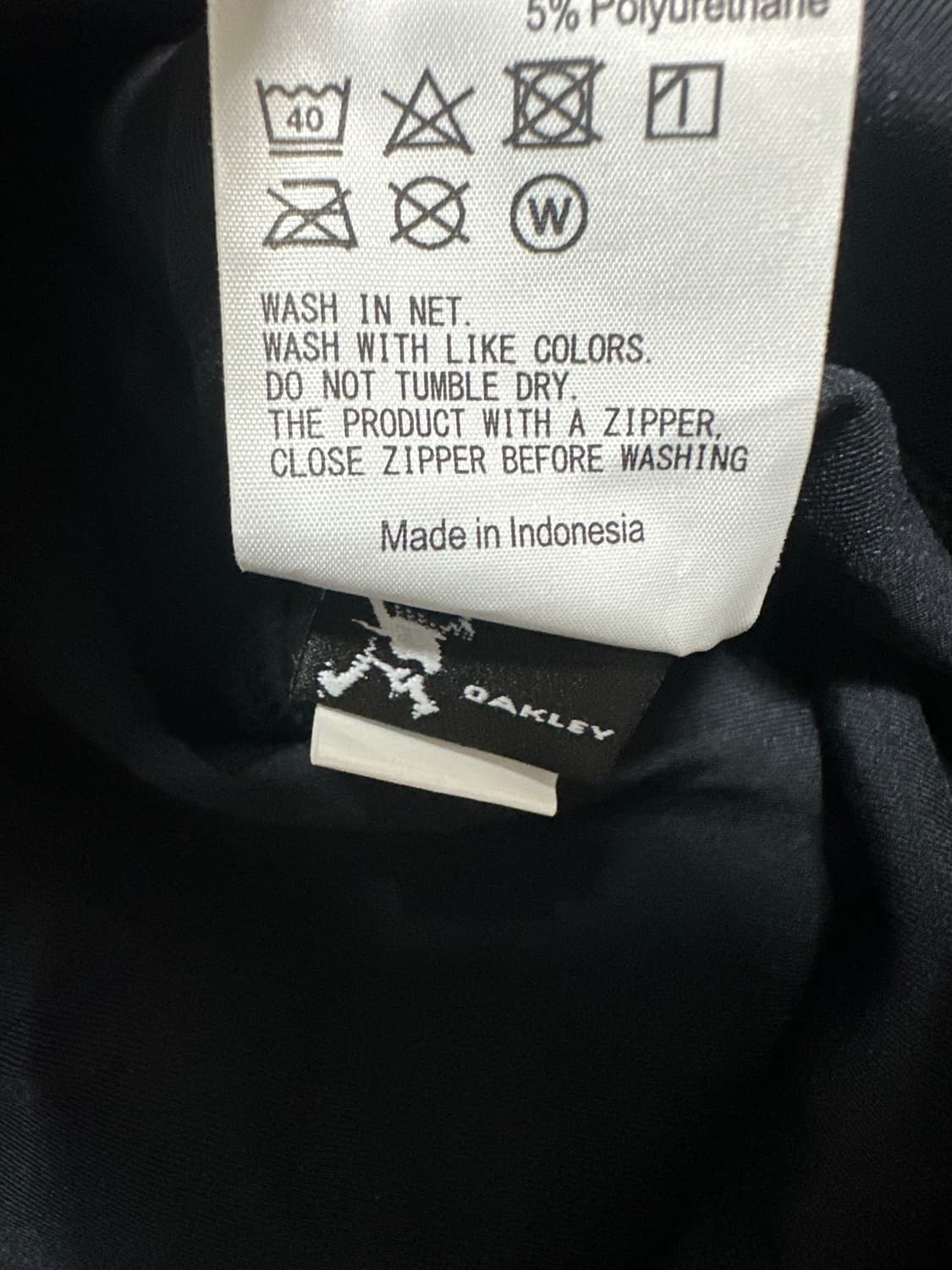 오클리 로고 블랙 풀오버 후드집업 상품이미지8