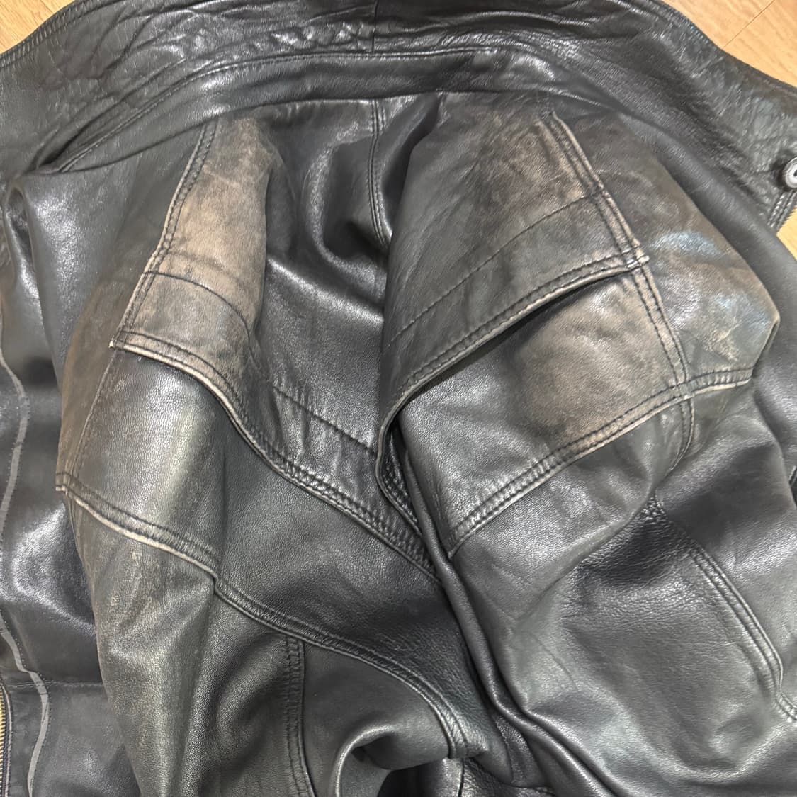 1980s Westbury 레더자켓  상품이미지5