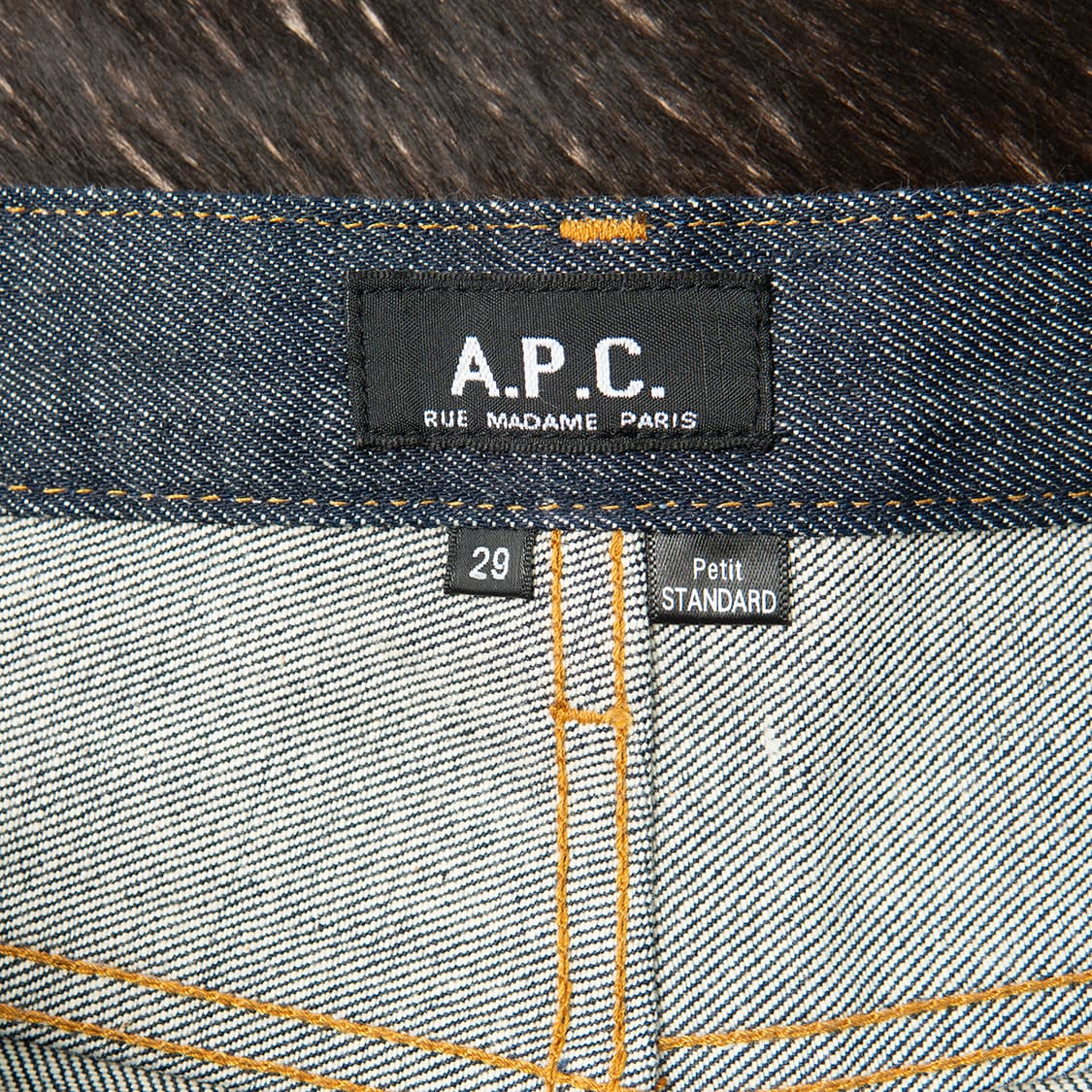 [29] 00s APC 아페쎄 쁘띠 스탠다드 셀비지 데님팬츠  상품이미지8