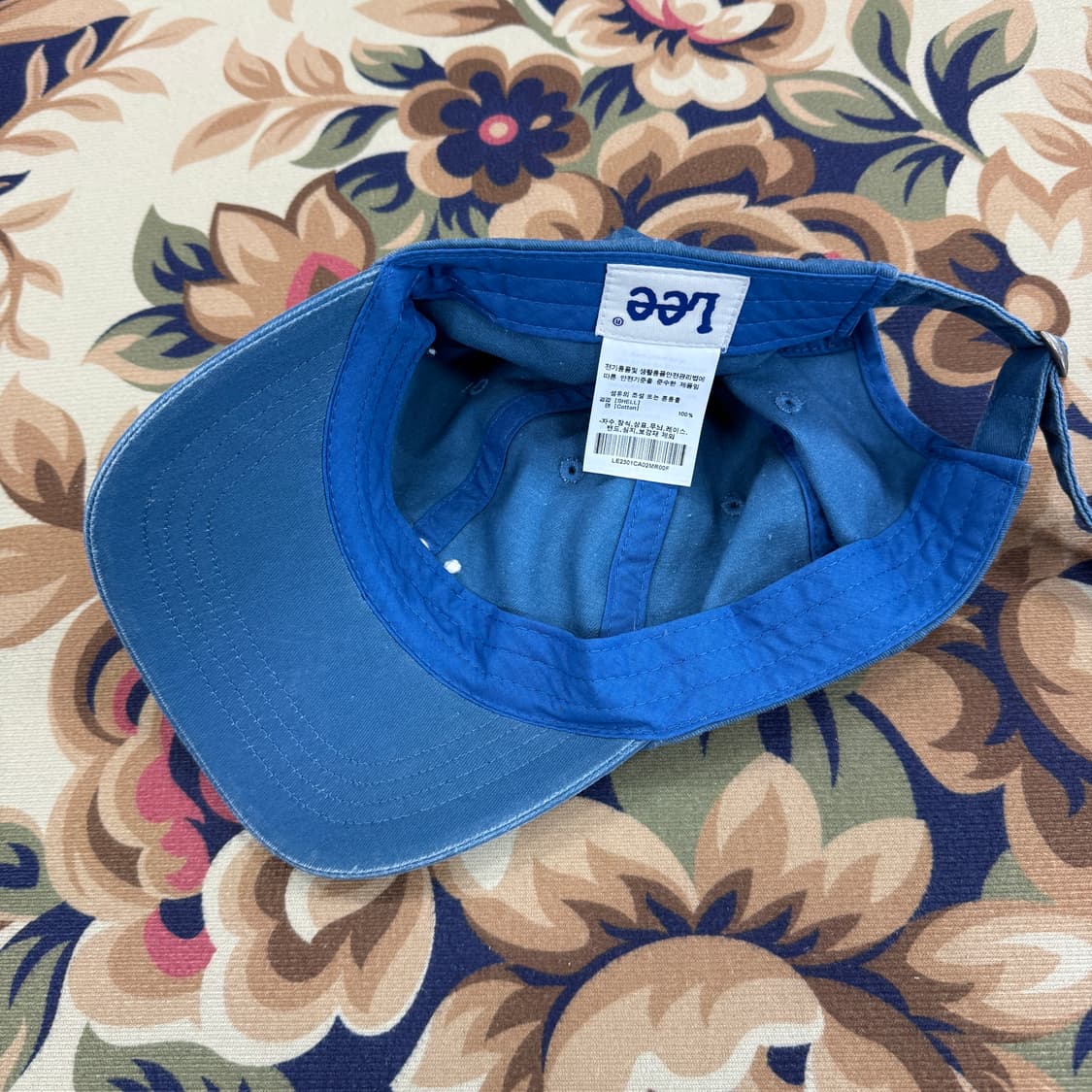 리Lee 로고볼캡(블루) 상품이미지5