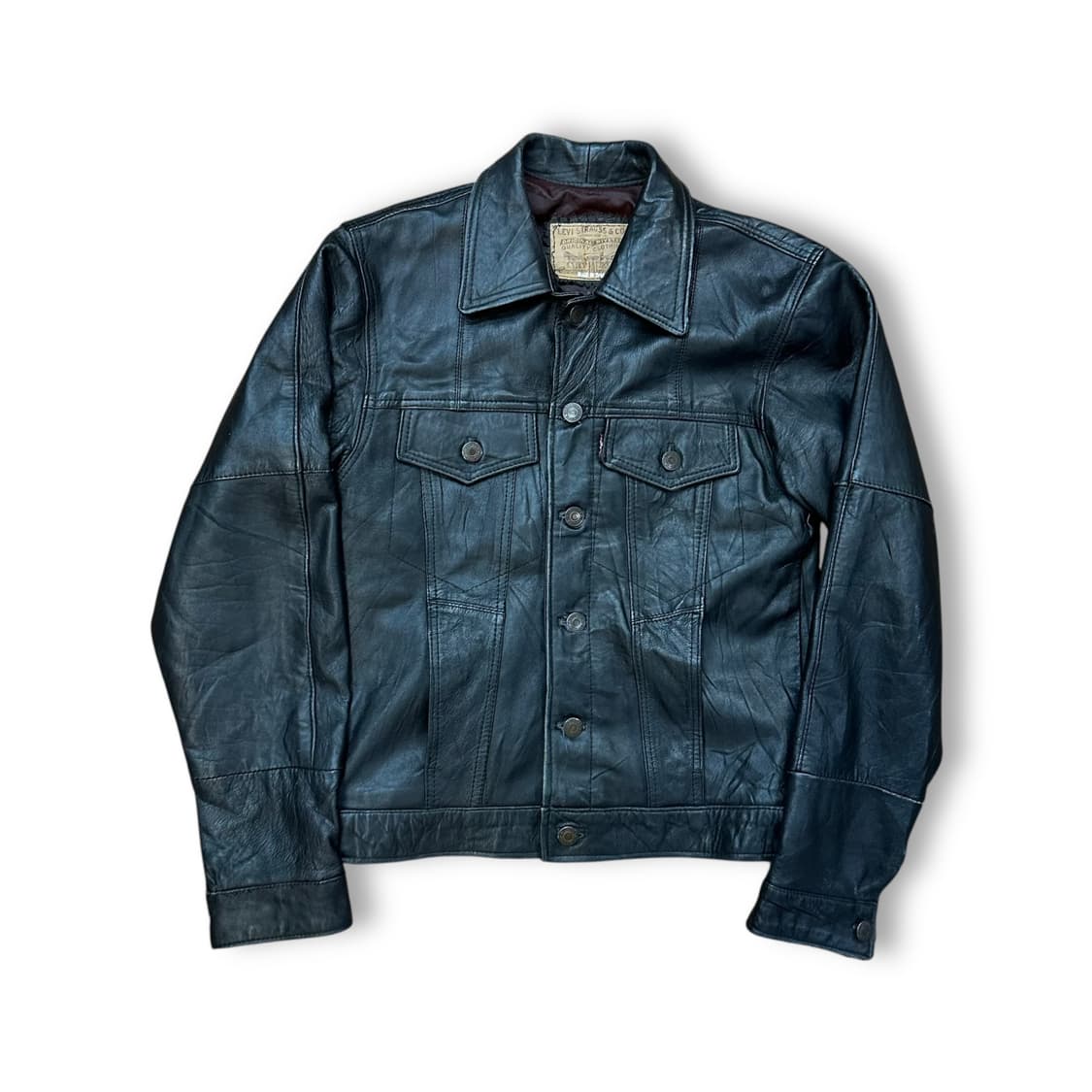 리바이스 레더 트러커 자켓 상품이미지1