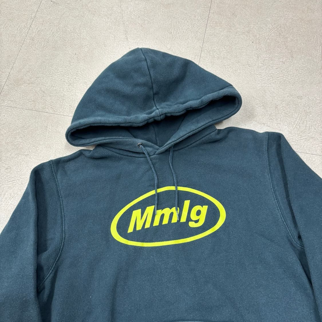 Mmlg 빅로고 그린 후드티 상품이미지2