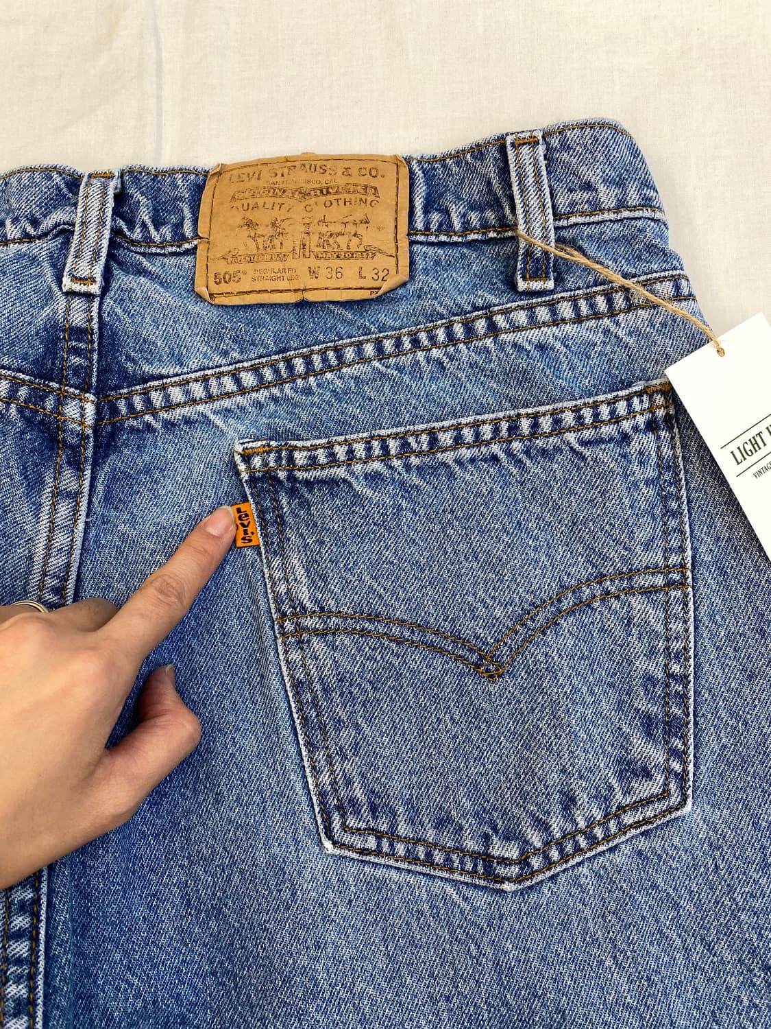 90s Levis 505 Orange tab [342] 상품이미지6