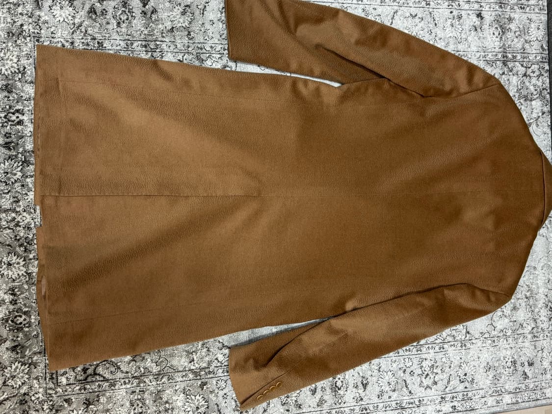 키톤 비큐나 싱글코트 카멜 상품이미지4