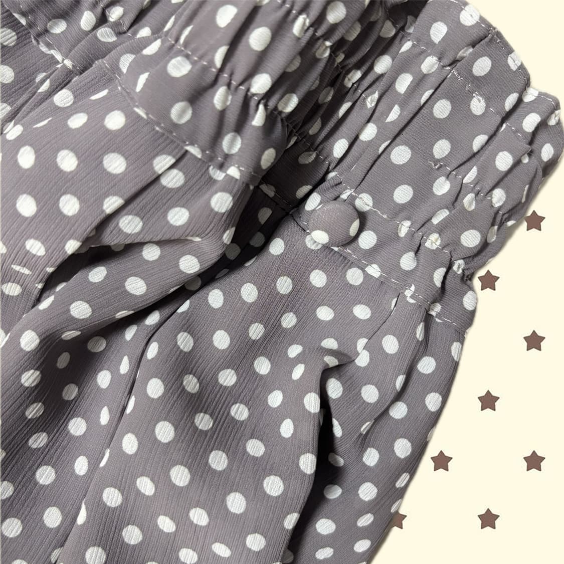 그레이 도트 롱스커트 상품이미지2