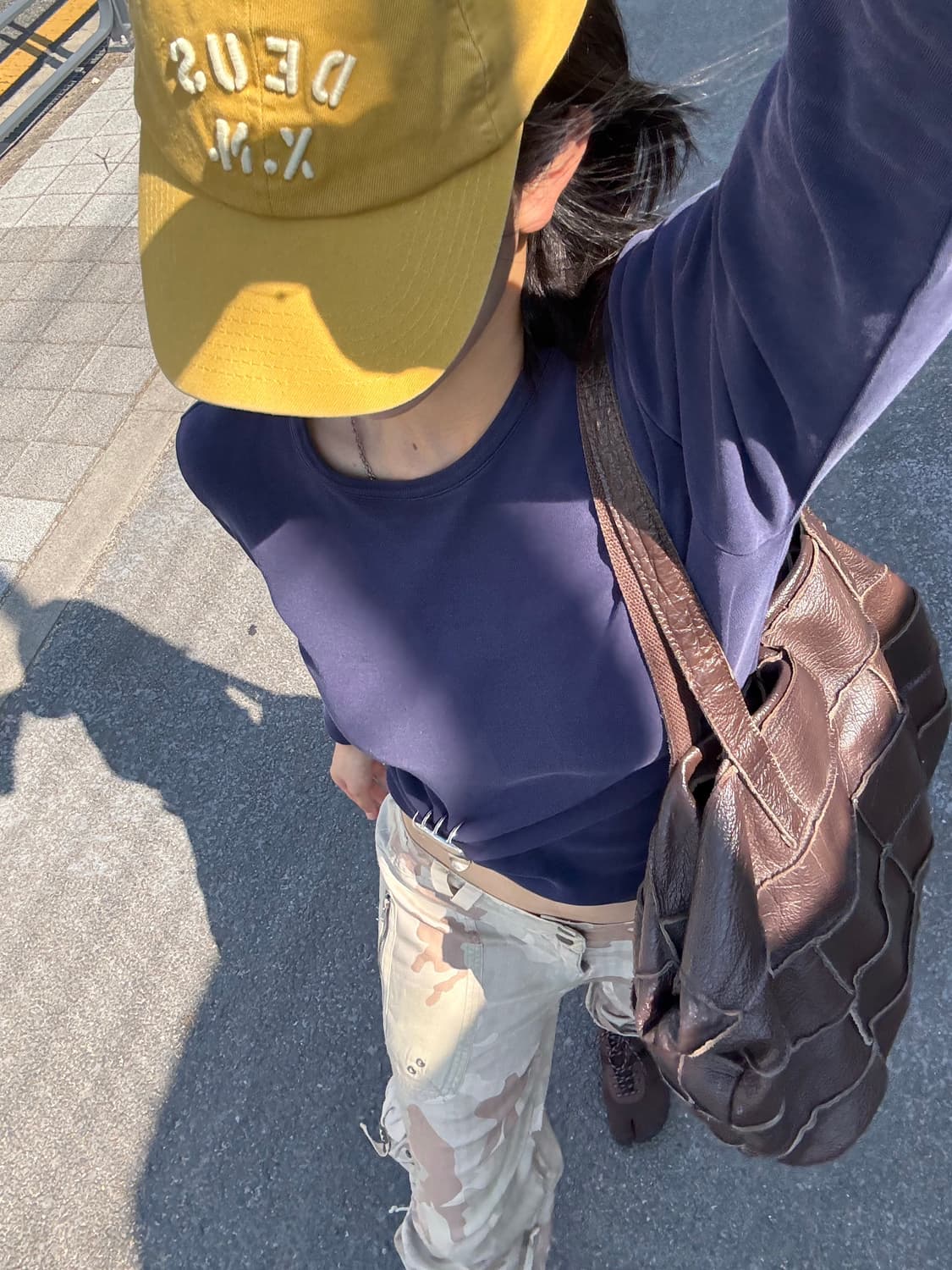 데우스 옐로우 로고캡 상품이미지3
