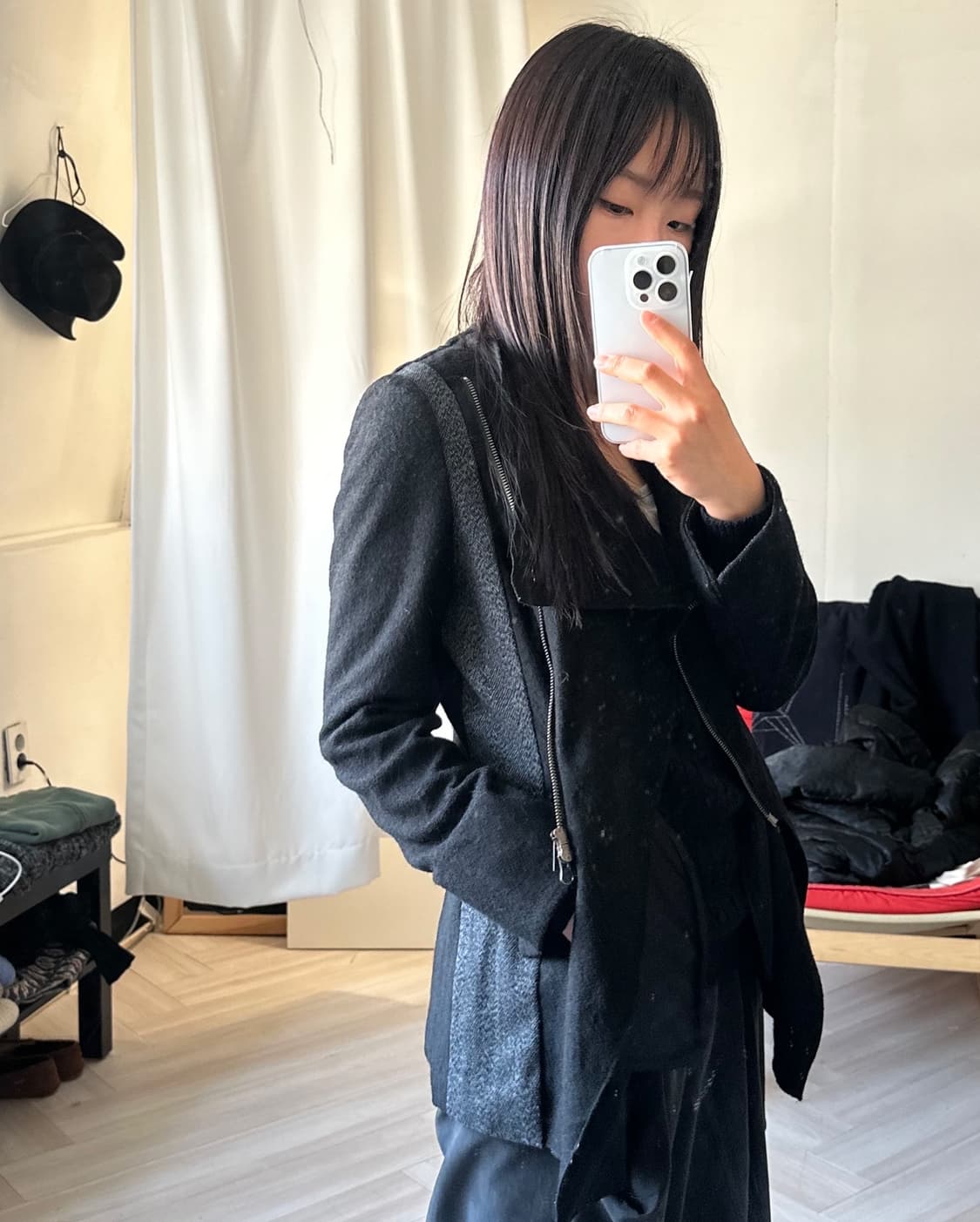  [YECCA VECCA] asymmetric zip jacket 상품이미지2