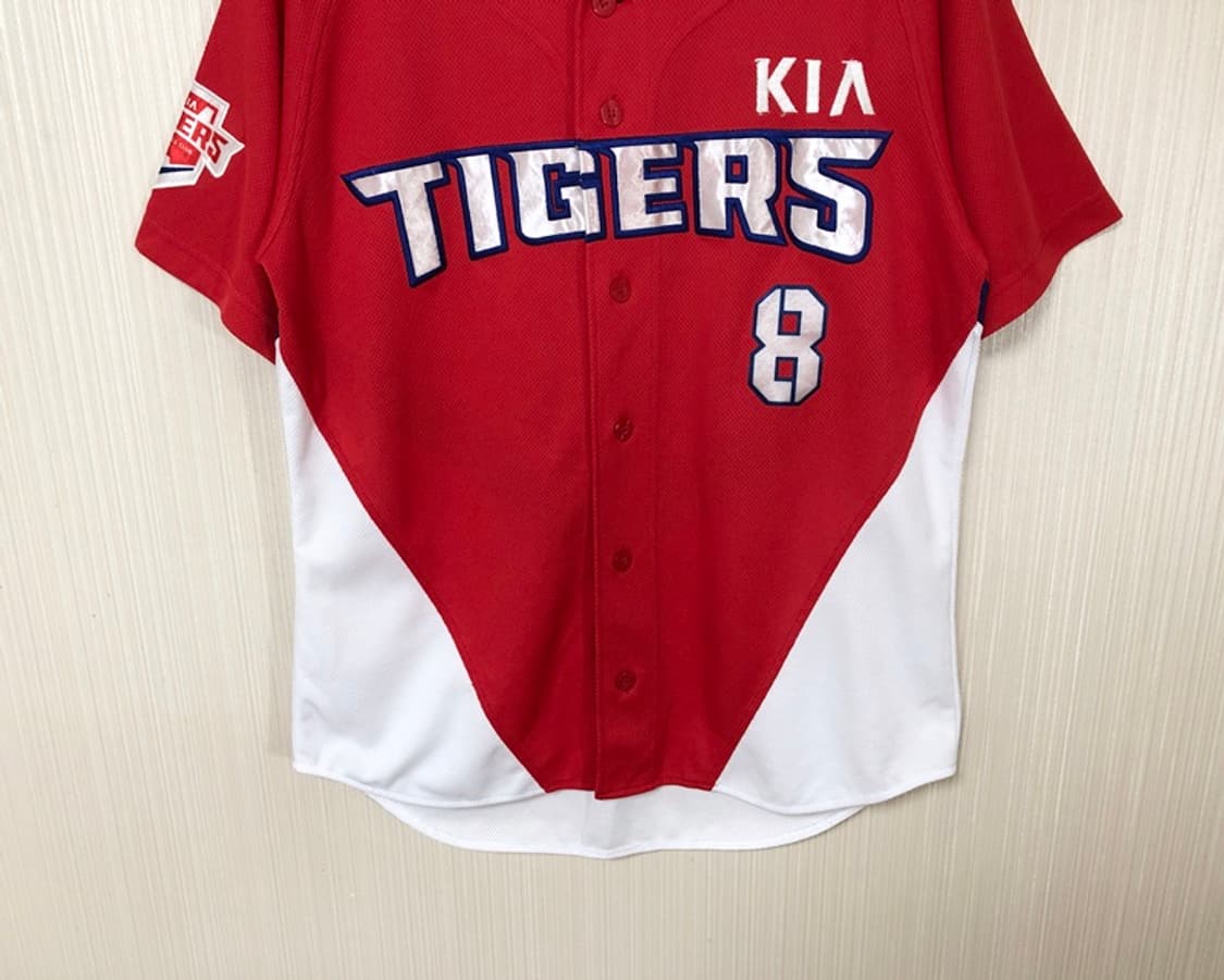 KBO 비젼코리아 기아타이거즈 원정유니폼/져지 95 #8 안치홍 상품이미지3