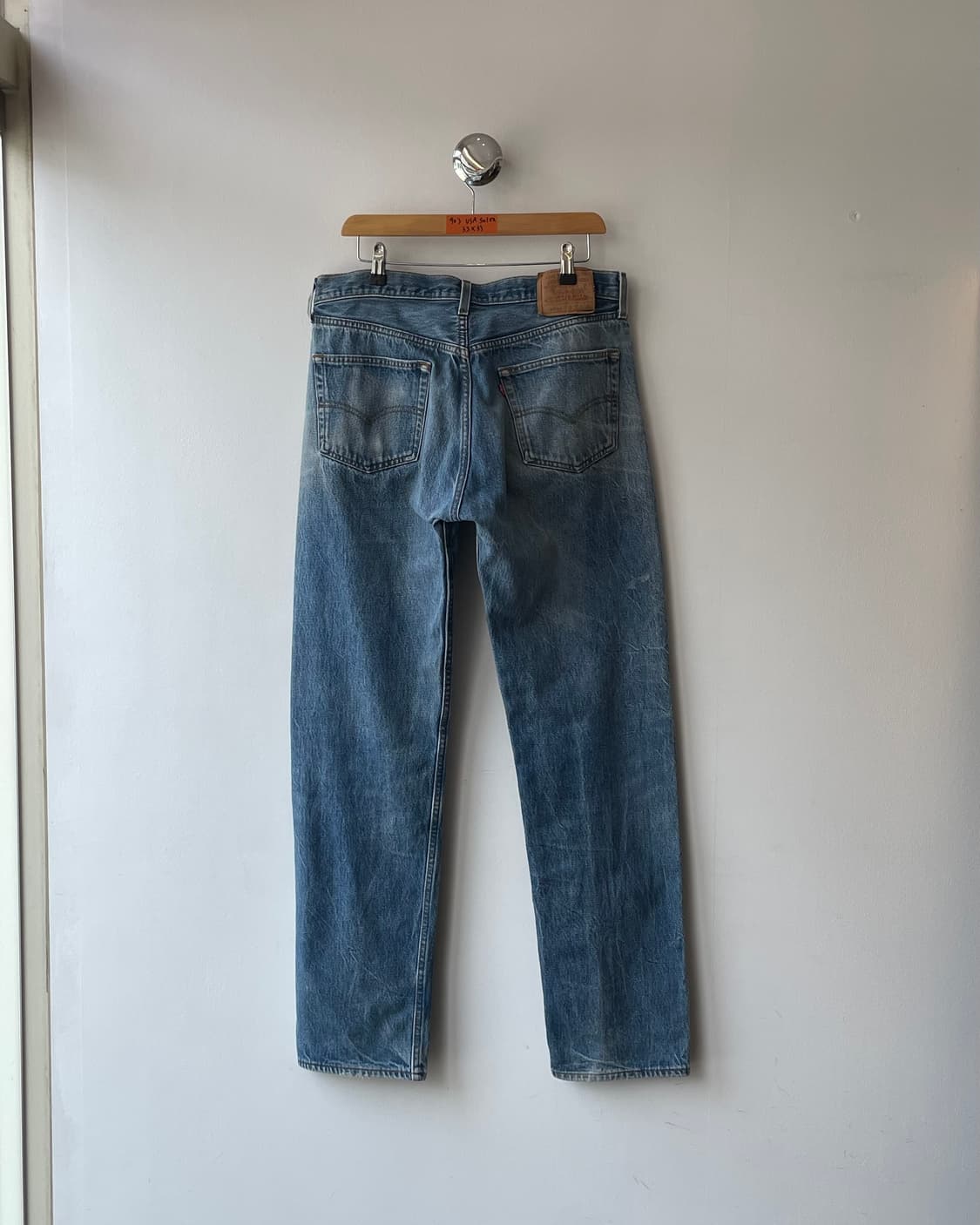 90s USA Levi’s 501xx (555 factory) 35x36 상품이미지2