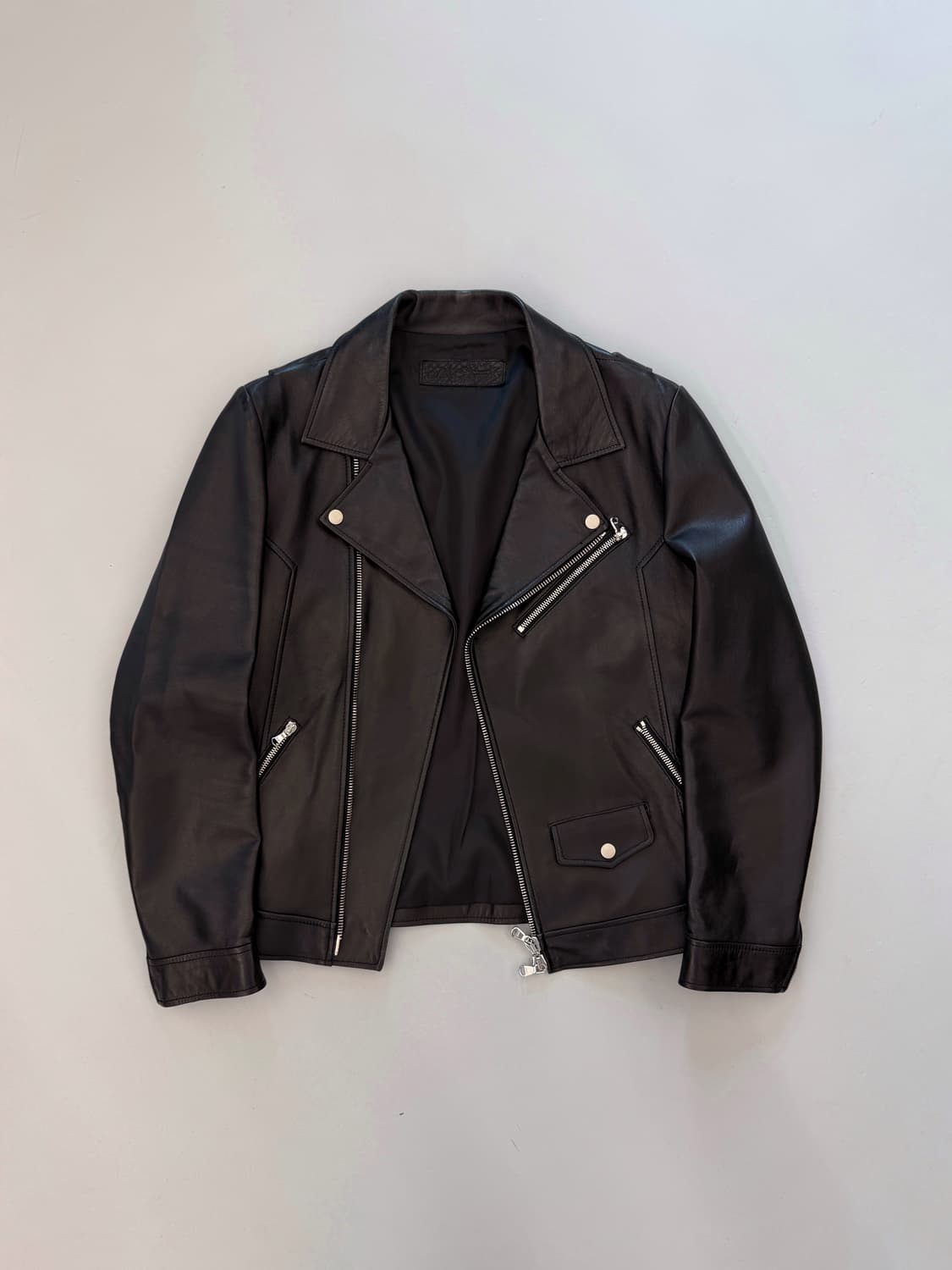 느와르 라르메스 양가죽 더블라이더 자켓 상품이미지2