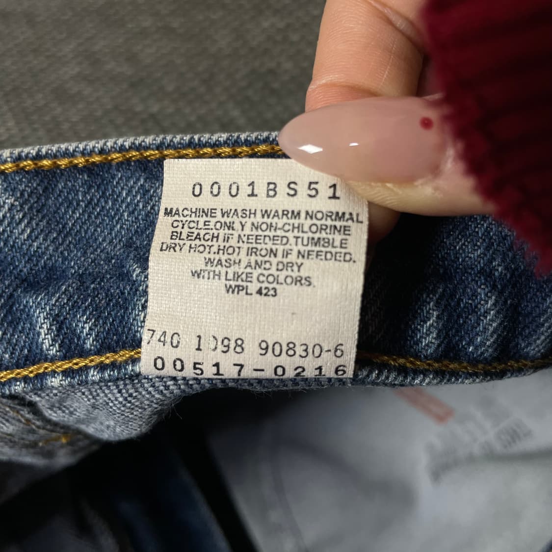 (32) 리바이스 517 32X30 진청 데님 팬츠 부츠컷 상품이미지5