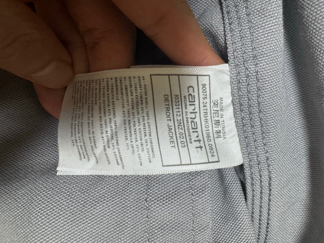 칼하트 WIP 디트로이트 자켓 요세미티 블랙 상품이미지4