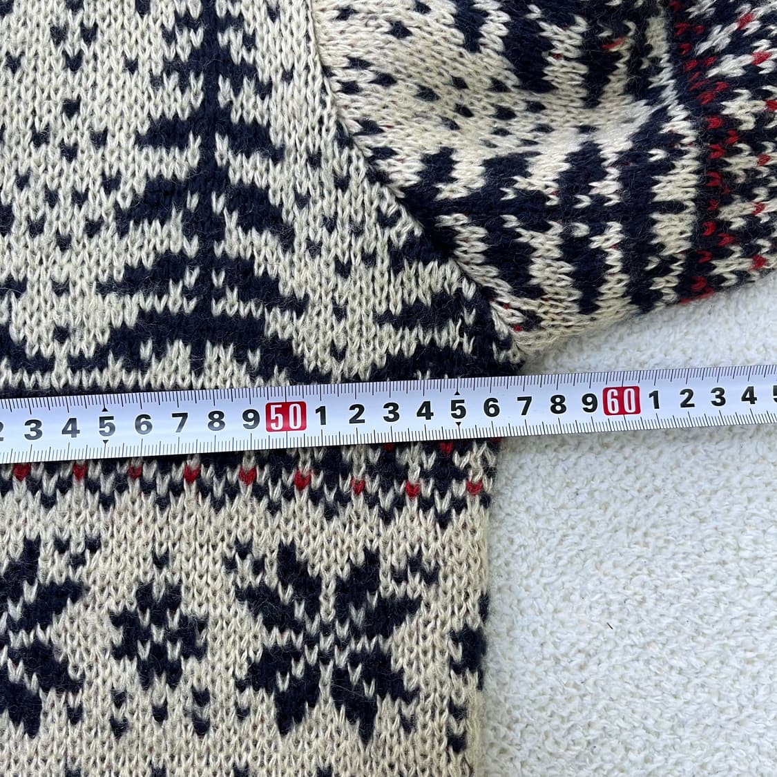 실측확인 알로하 노르딕 니트 0325M 상품이미지5