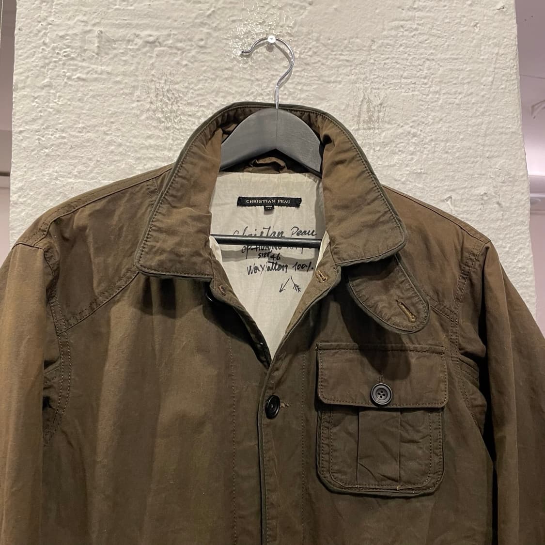  크리스찬 포 왁스드 코튼 자켓 상품이미지2