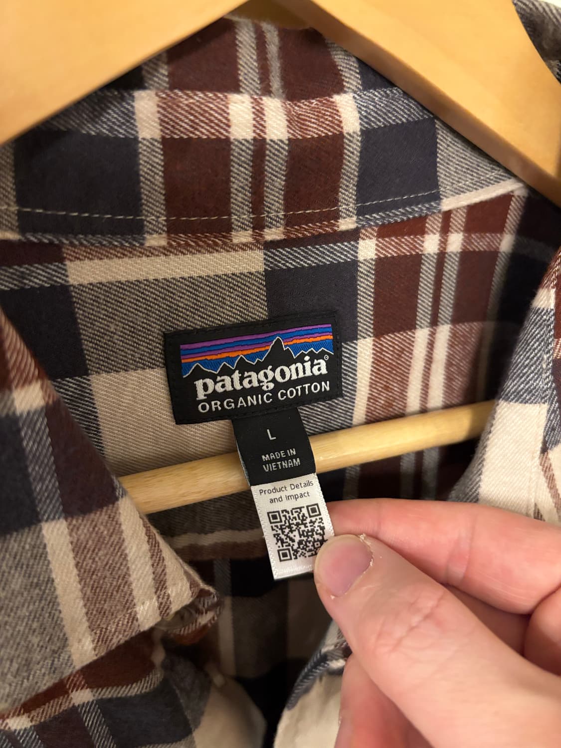 파타고니아 체크 플란넬셔츠 상품이미지3