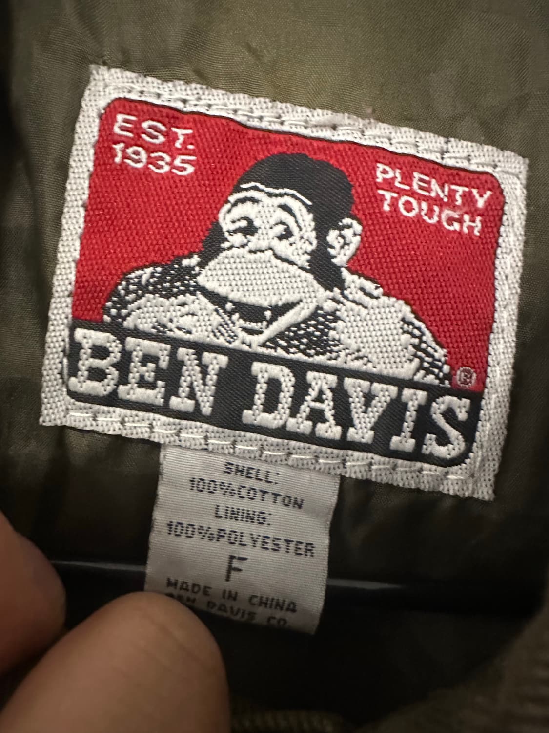 F)벤데이비스 캔버스 워크자켓 상품이미지3