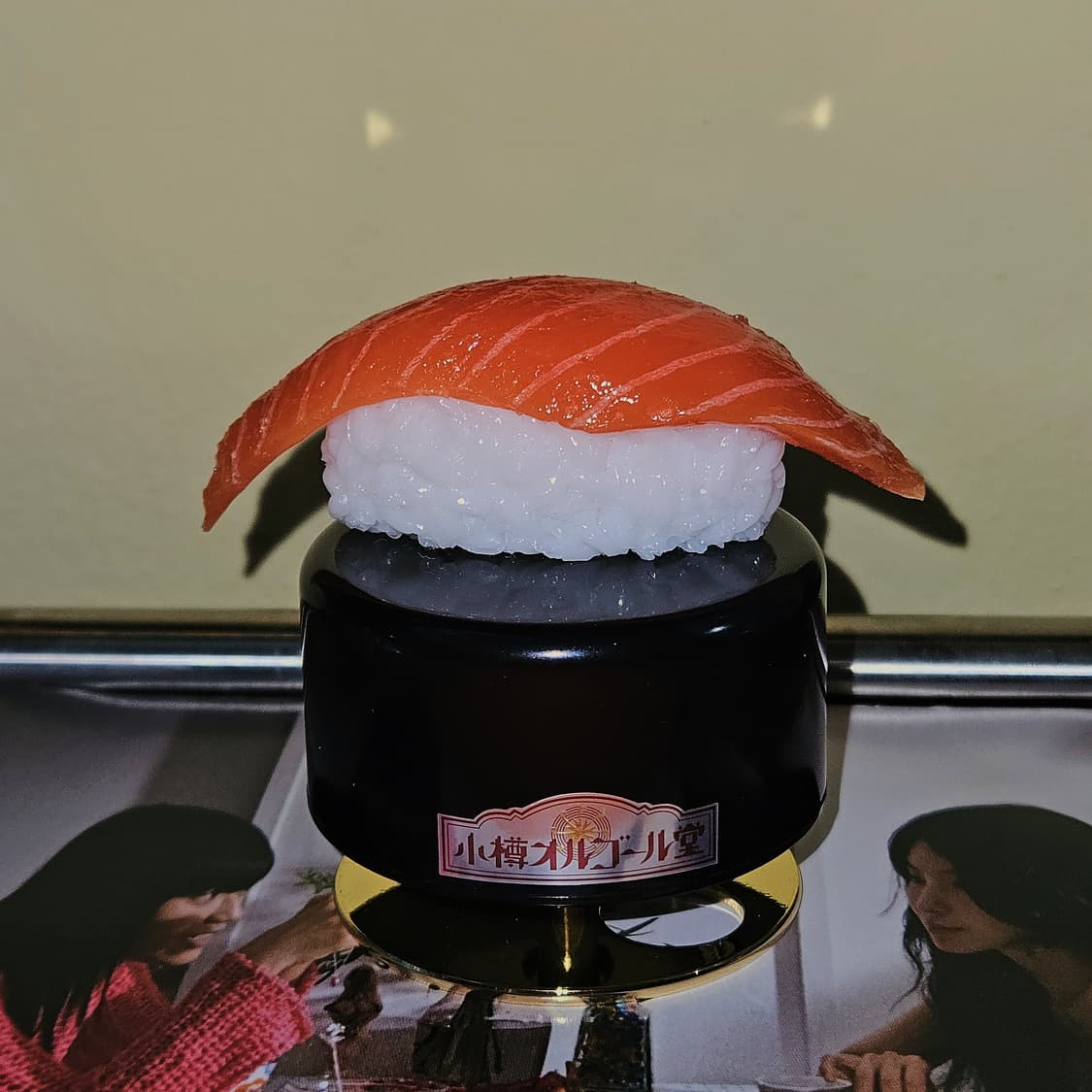 일본 오타루 오르골당 연어 초밥 오르골 상품이미지2