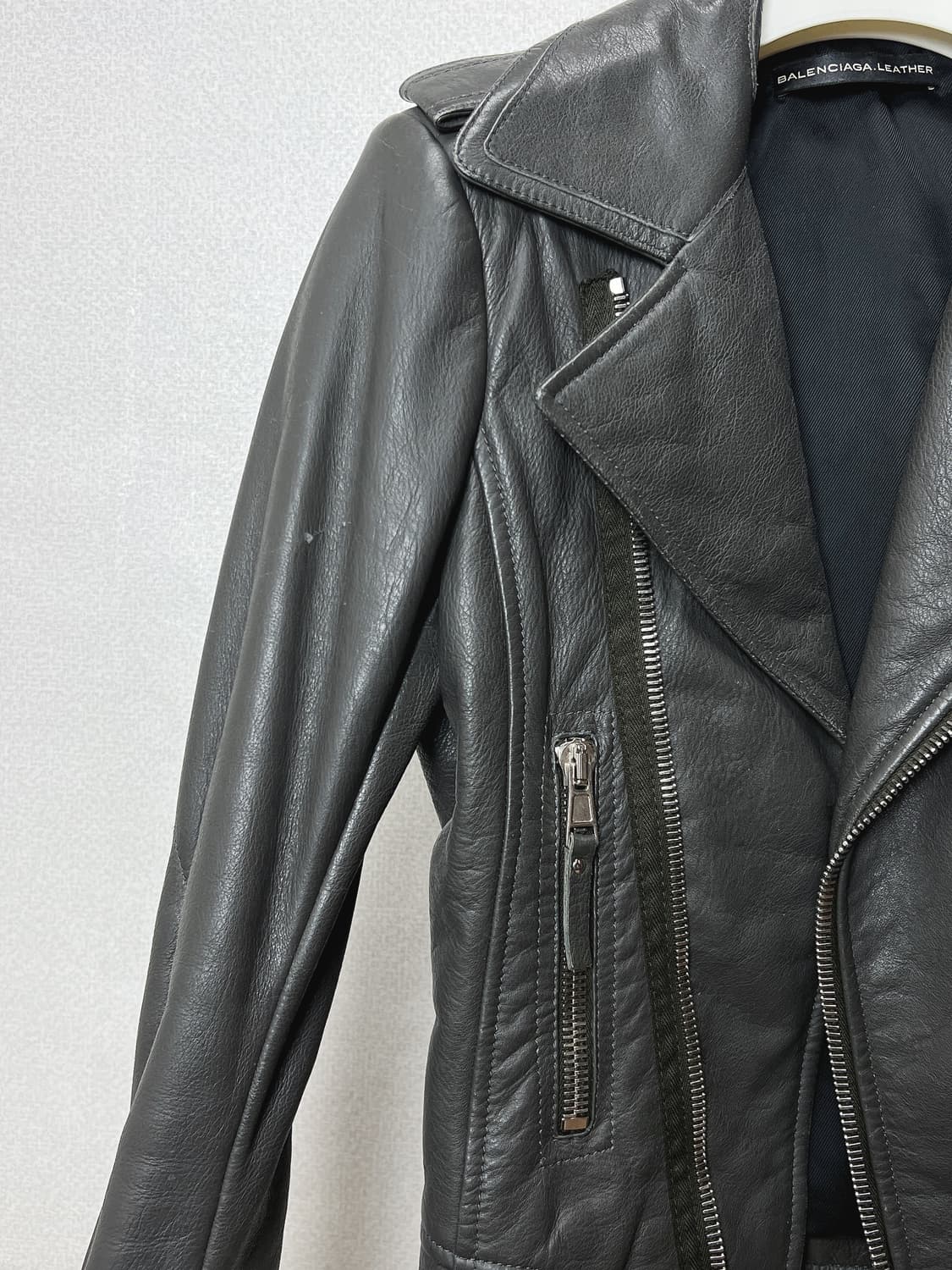 발렌시아가 여성 가죽 라이더자켓  상품이미지3