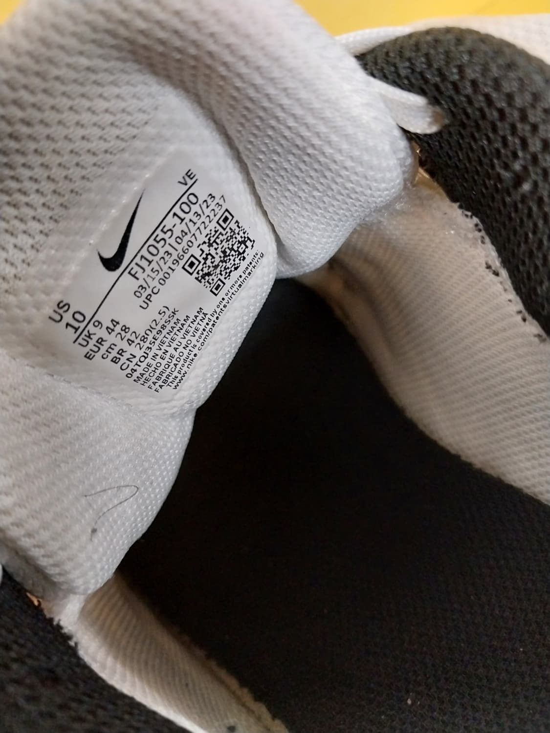 남성 나이키 런 스위프트3 흰검 런닝화, 운동화 (280) 상품이미지9