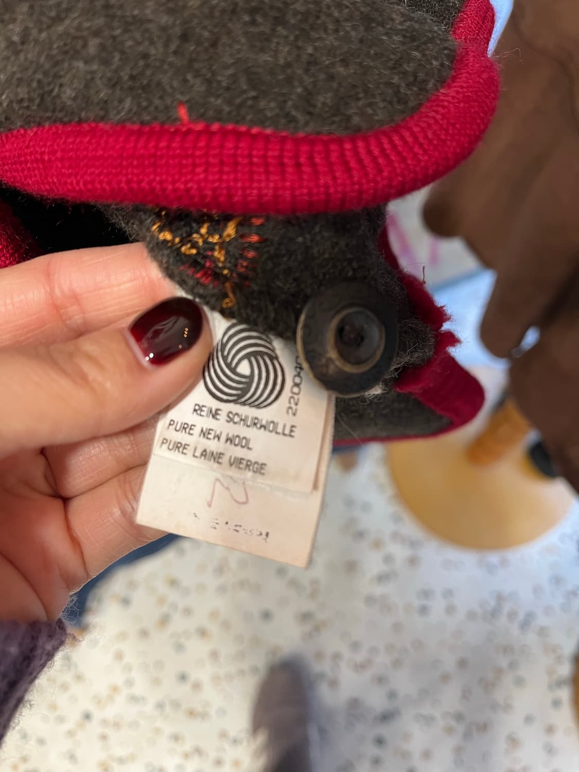 가이거 오스트리아 울 자켓 브라운 패턴 상품이미지4