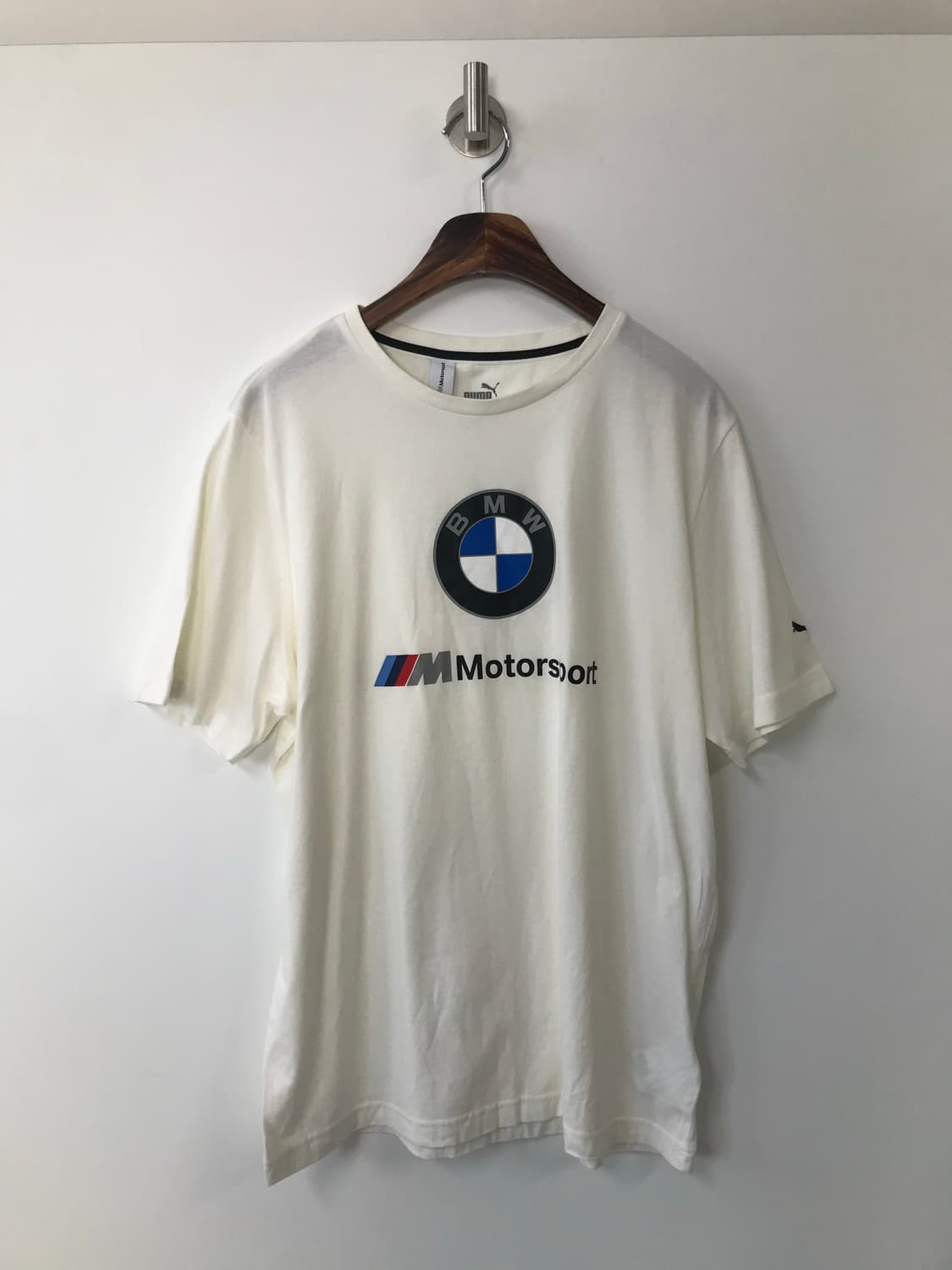 푸마 BMW 화이트 반팔 티셔츠 상품이미지2