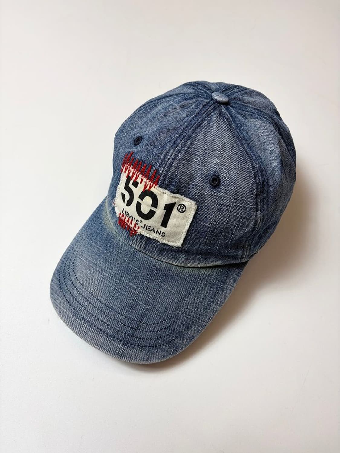 리바이스 00's 501 스티치 데님 볼캡 Q1486 상품이미지1