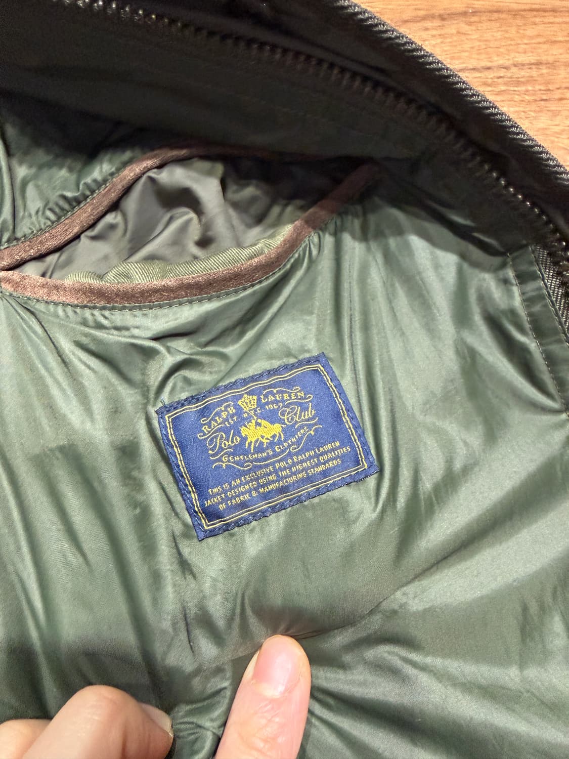 폴로 퀼팅 베스트 올리브 상품이미지7