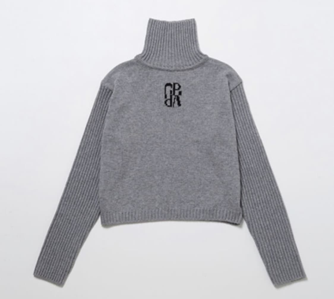 grove 그로브스토어 재키니트 그레이 JACKEY KNIT GREY 상품이미지1