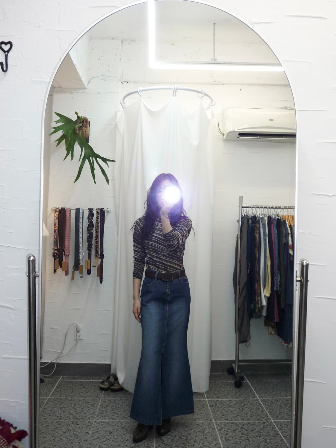 denim slim long skirt 상품이미지2