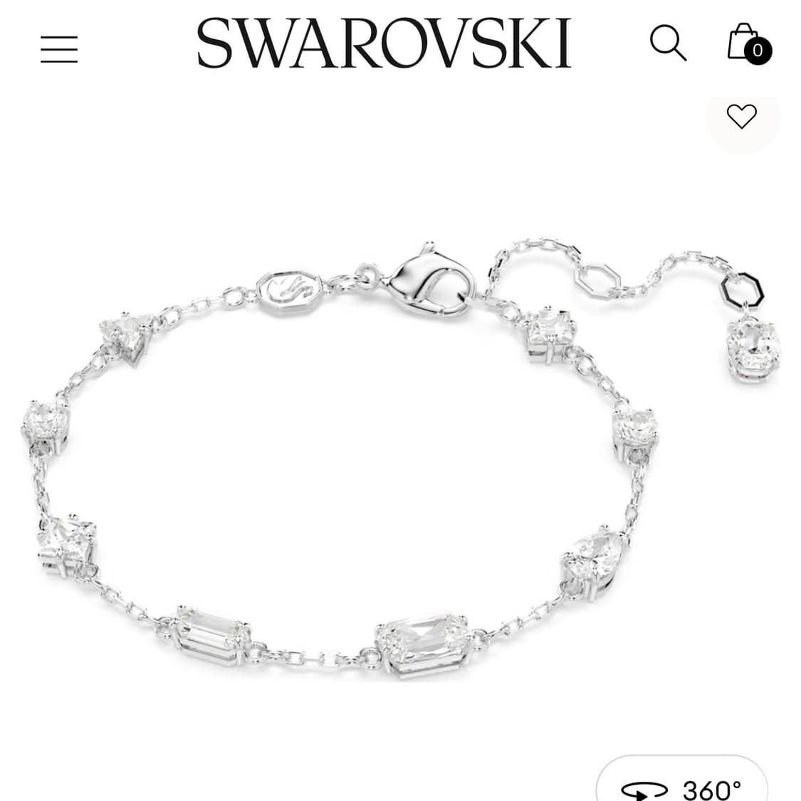 [새상품] 스와로브스키 팔찌 메스메라 Mesmera 상품이미지1