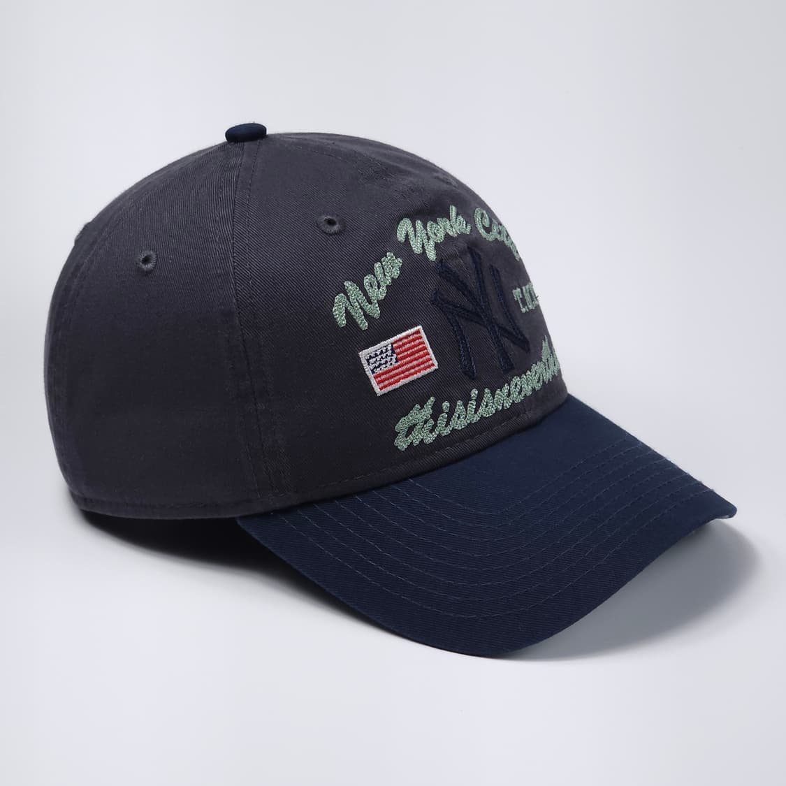 뉴에라 X 디스이즈네버댓 뉴욕 양키스 투톤 볼캡 모자 상품이미지3