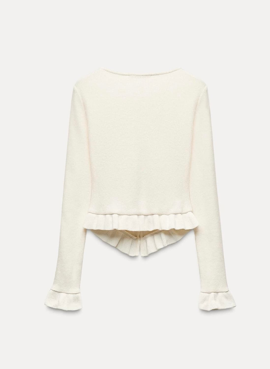 ZARA 자라 프릴 니트 가디건, 자라 가디건 상품이미지5