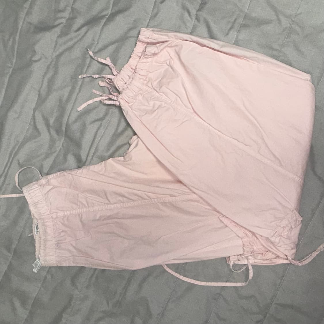 자라 나일론 조거팬츠 파라슈트 라이트 핑크 상품이미지6