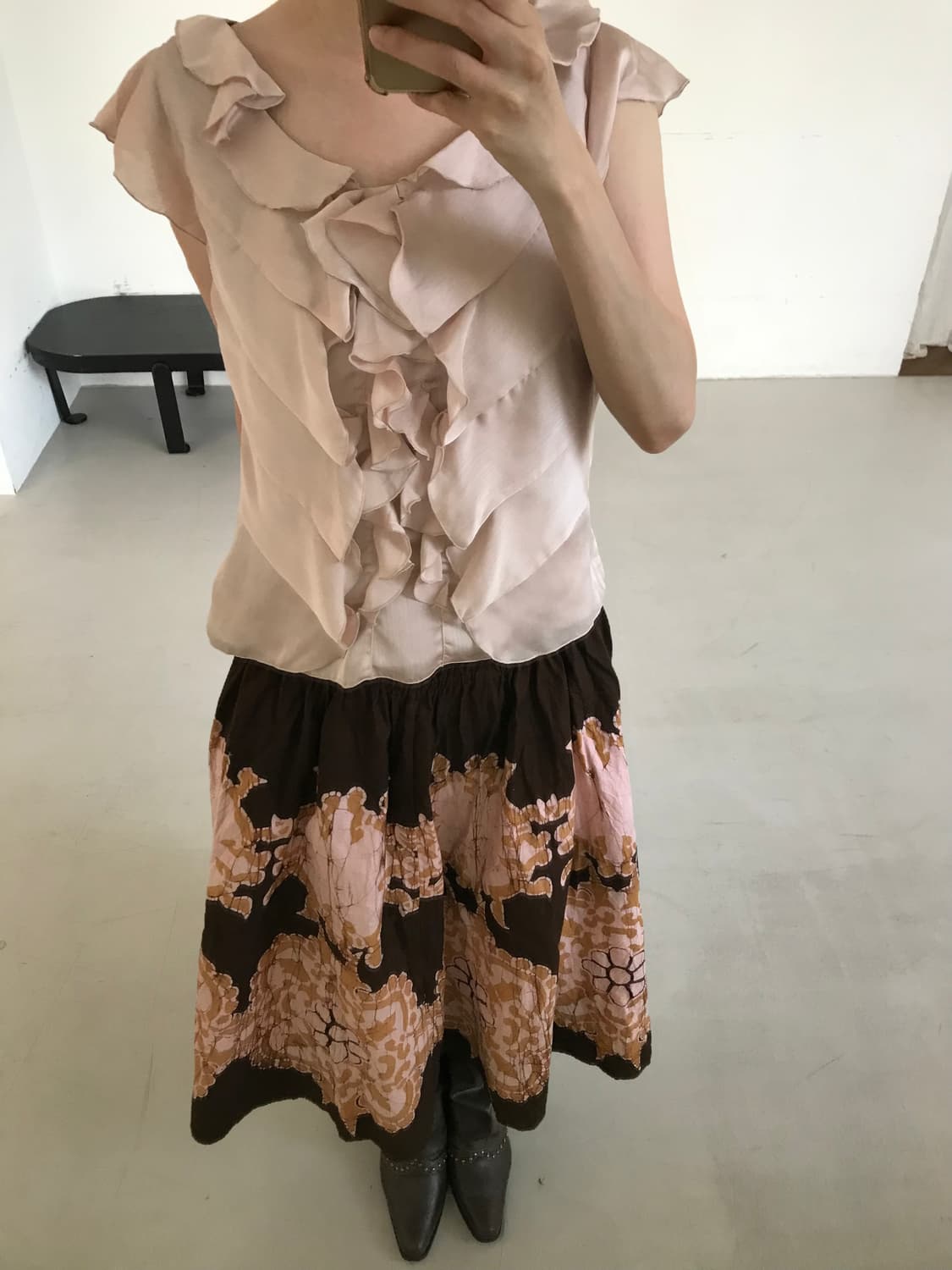 vintage frill blouse 상품이미지1