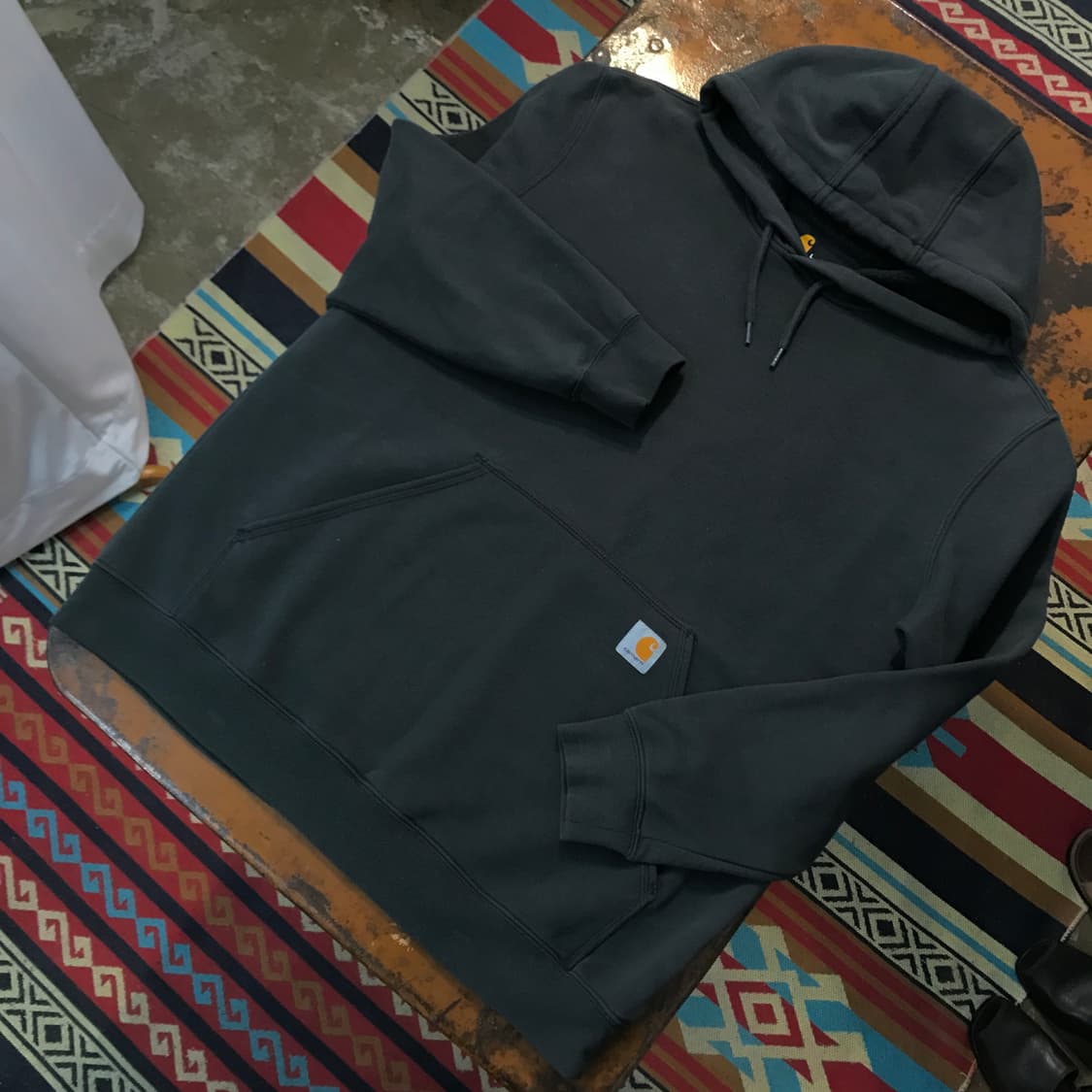 칼하트 차콜 그레이 기모 후디 후드티 남성 115 빅사이즈  상품이미지2