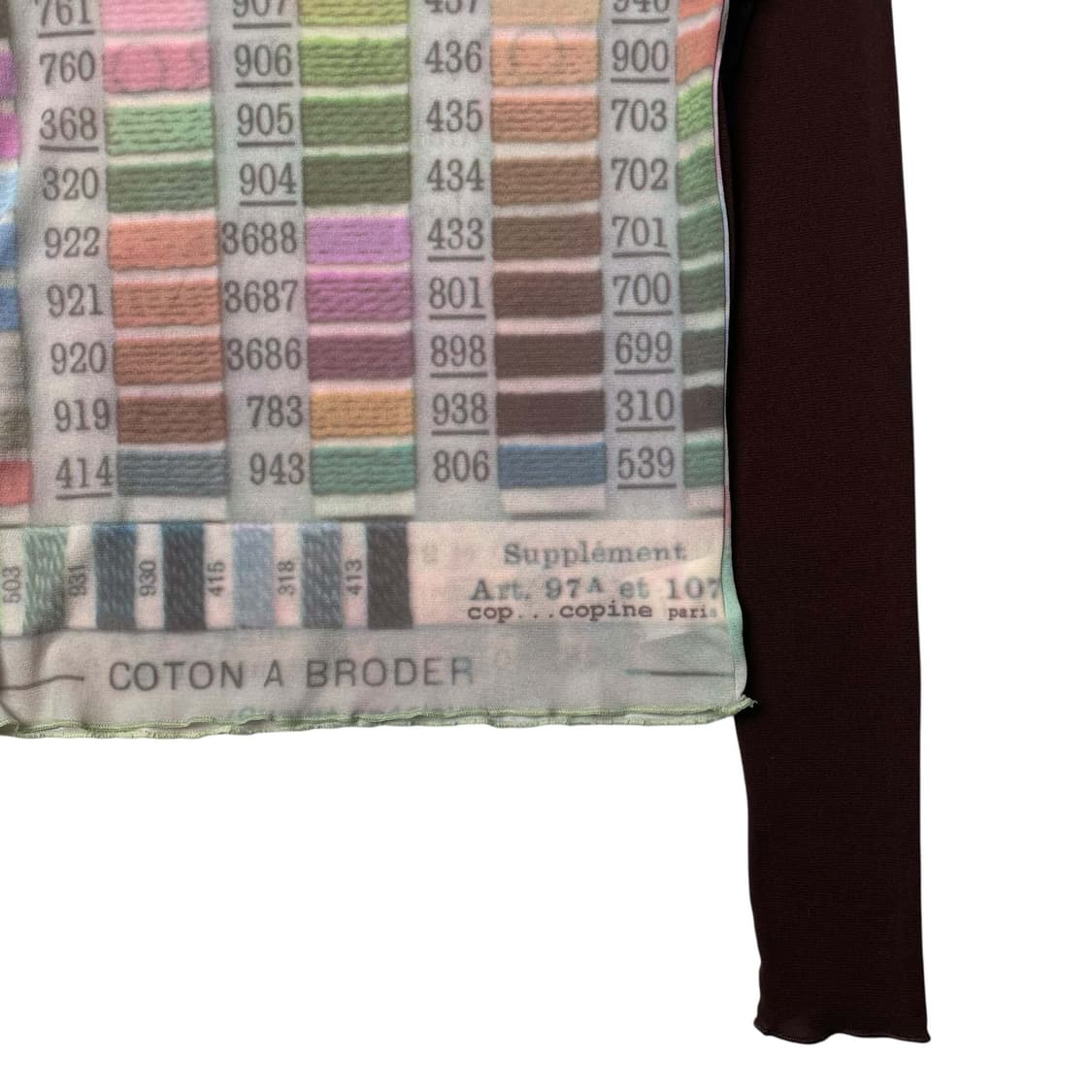 Cop copine 'color finder' 메쉬 탑 상품이미지5
