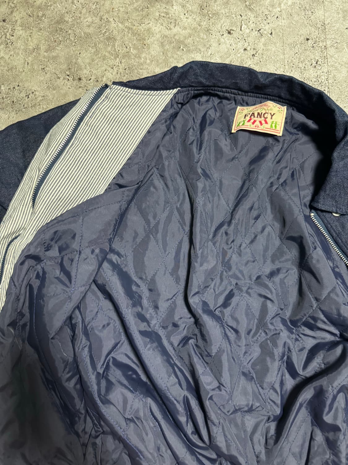 일본 빈티지 데님 자수 자켓 상품이미지5