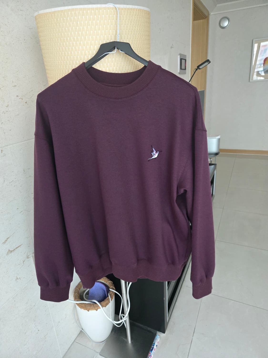 시스템옴므 버건디 맨투맨 100 상품이미지1