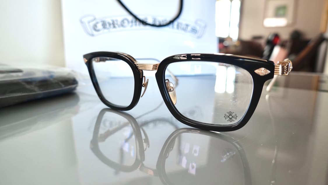 크롬하츠 오버포크 블랙/골드 안경 상품이미지7