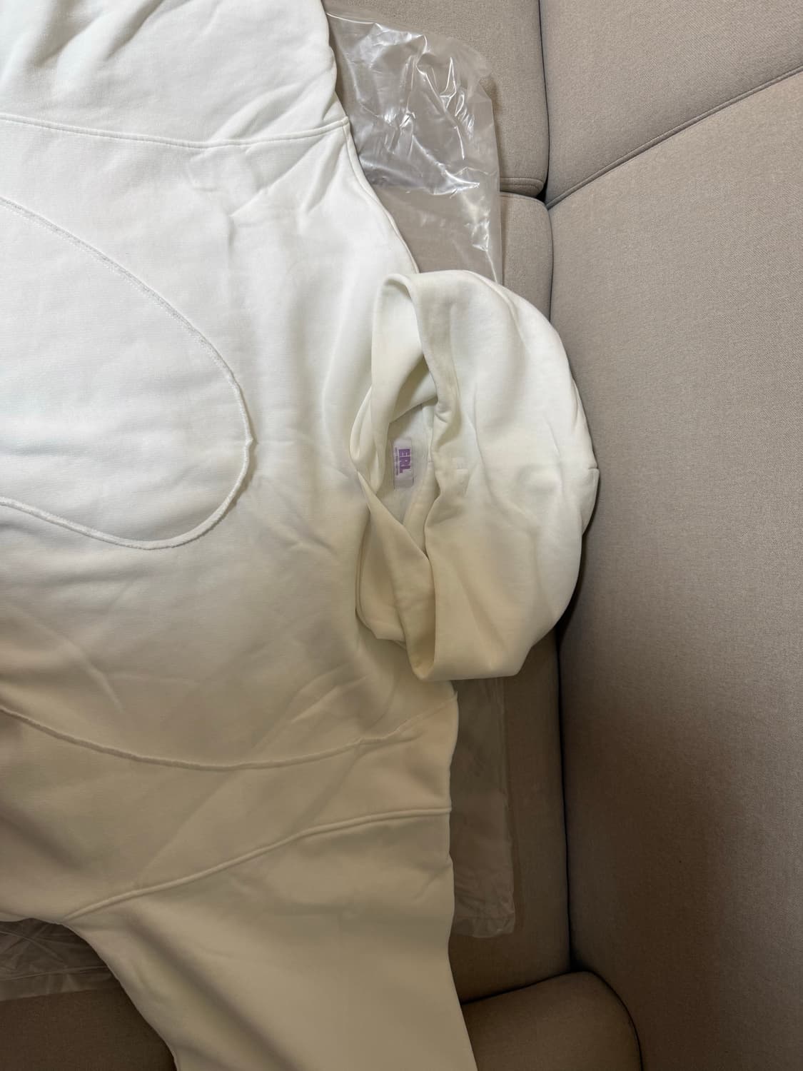 ERL wave hoodie white 새상품 상품이미지2