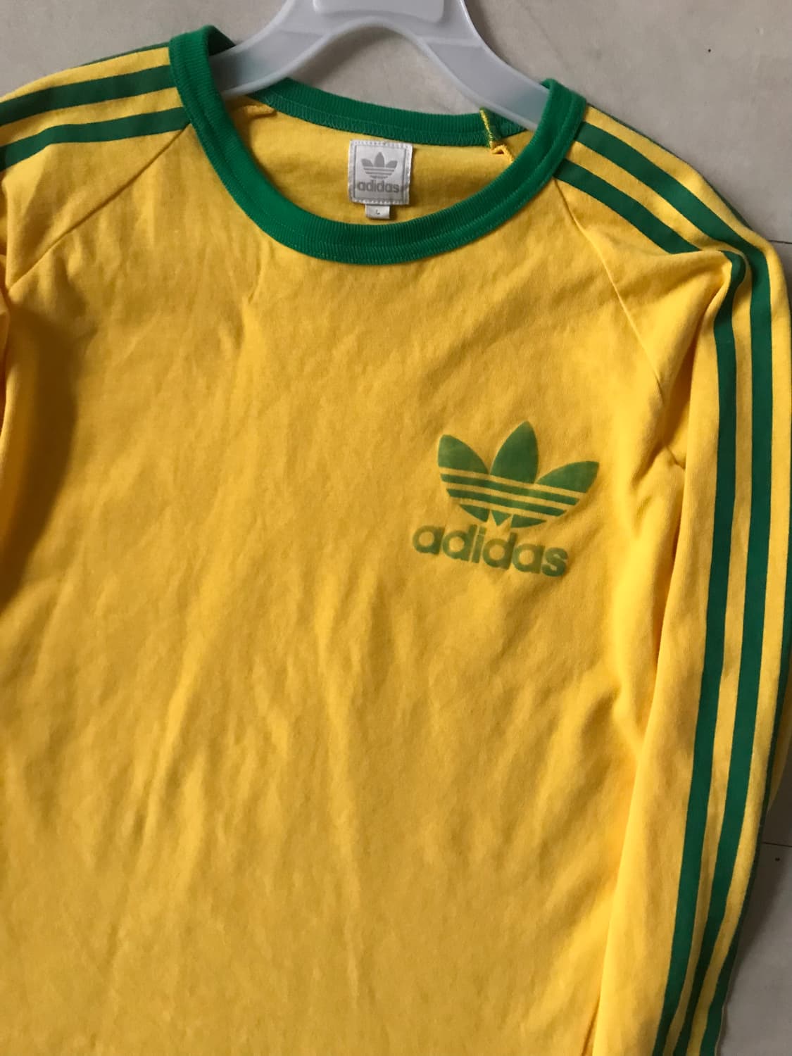 아디다스 00s 옐로우 삼선 롱슬리브 상품이미지9