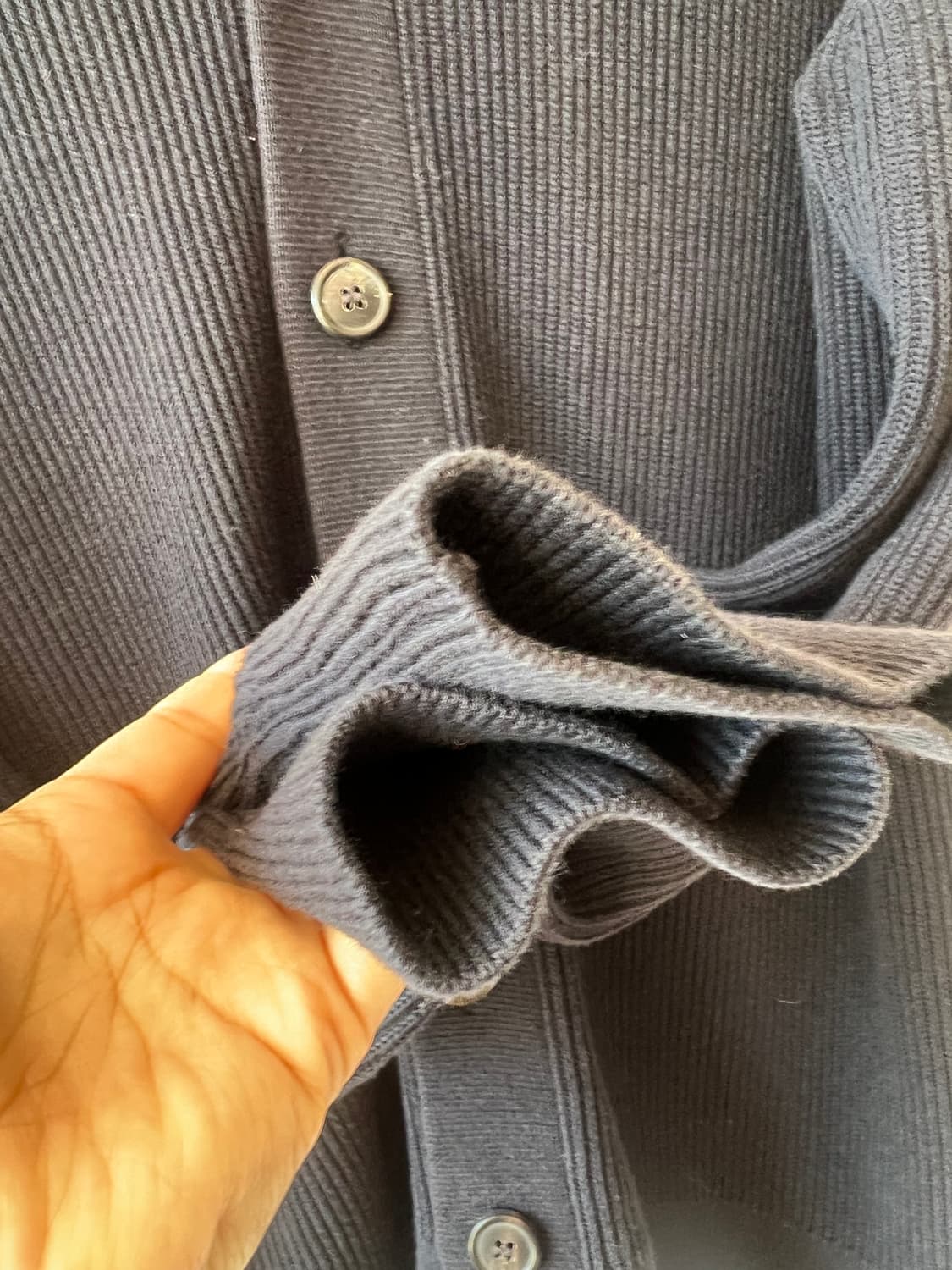 띠어리 네이비 숄카라가디건  상품이미지4