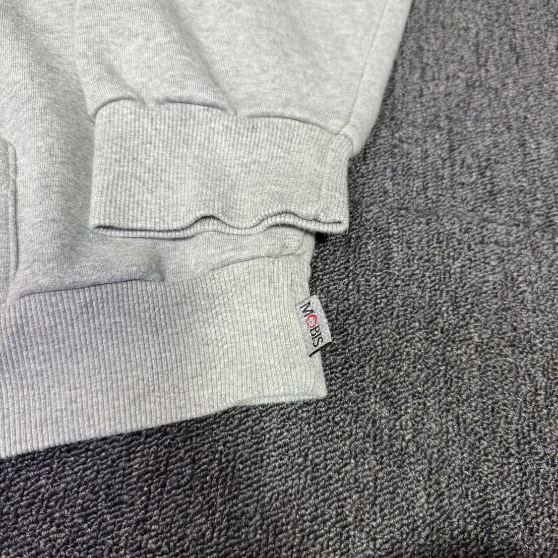 아이앱 스튜디오 x 현대 모비스 하프 집 풀오버 그레이 상품이미지6