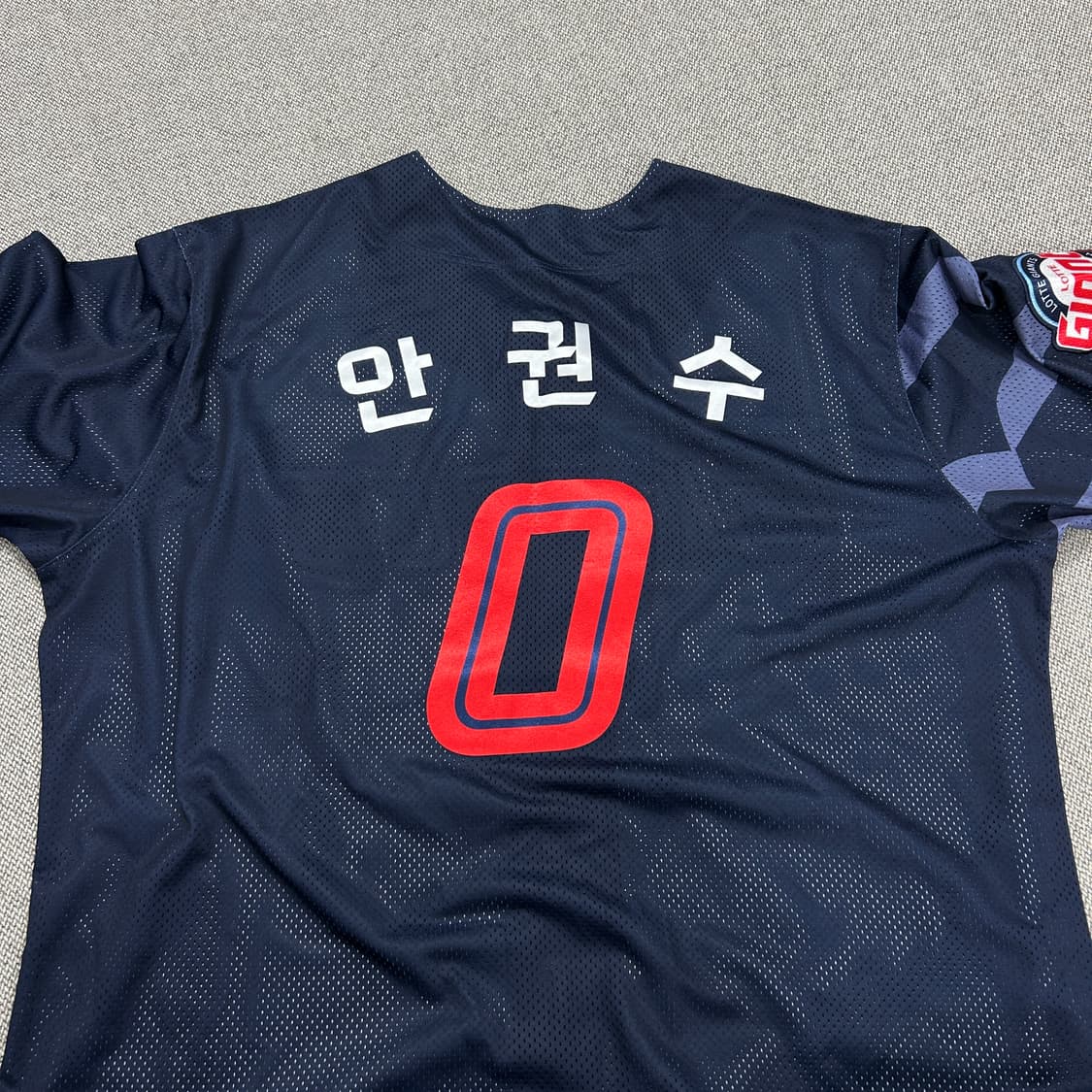 롯데자이언츠 원정 안권수 유니폼(4XL) 상품이미지4