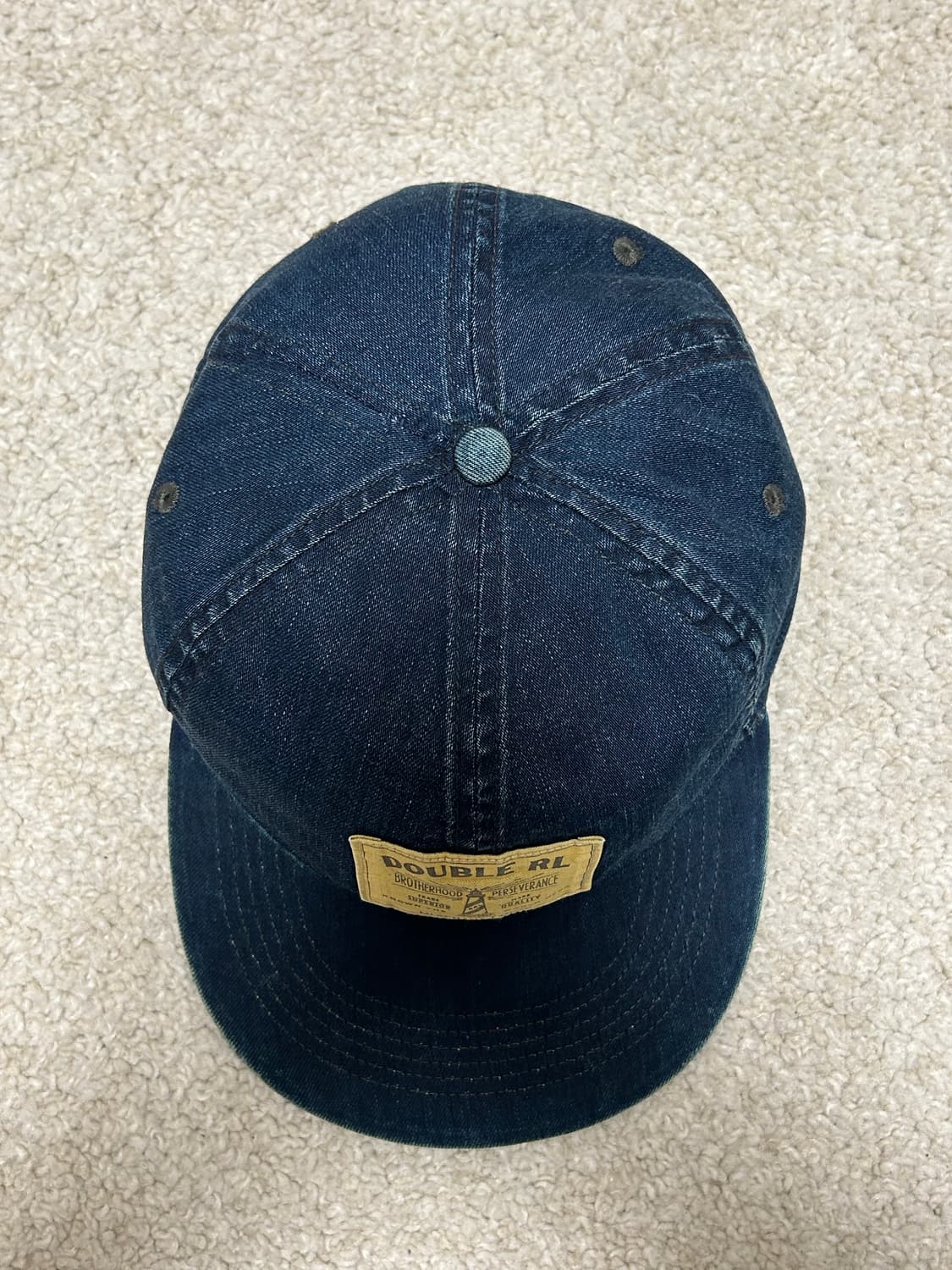 RRL Indigo Denim Ball Cap 상품이미지4