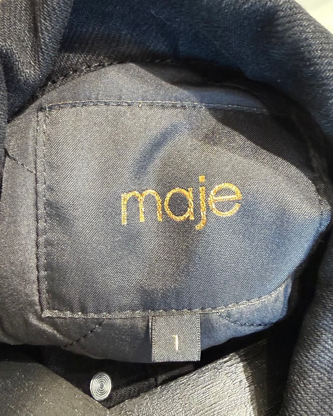 마쥬 블랙 레오파드 퍼 자켓 상품이미지8