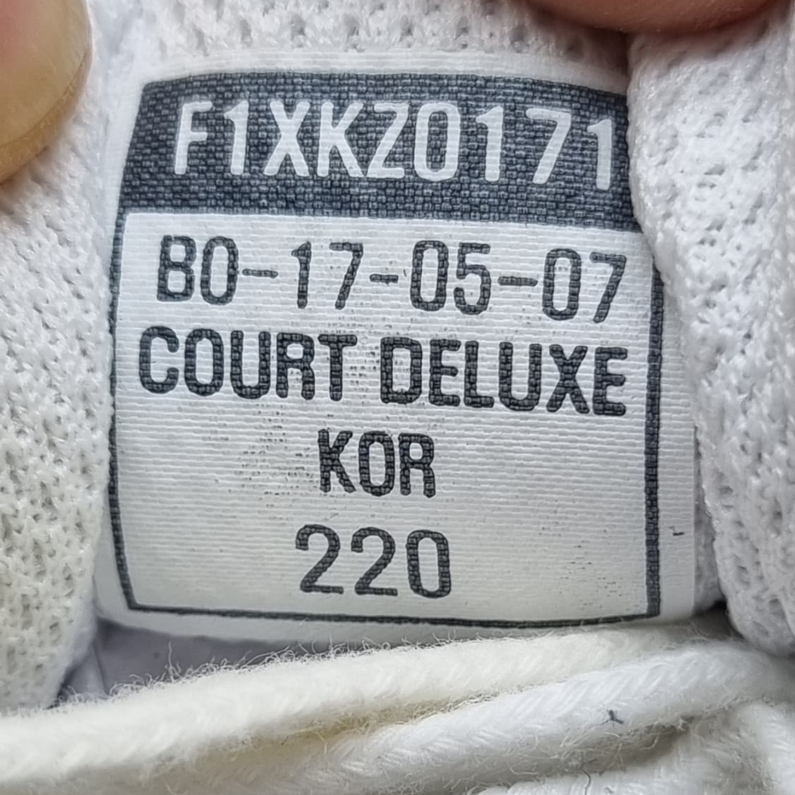 휠라 코트 디럭스 스니커즈 220 상품이미지6