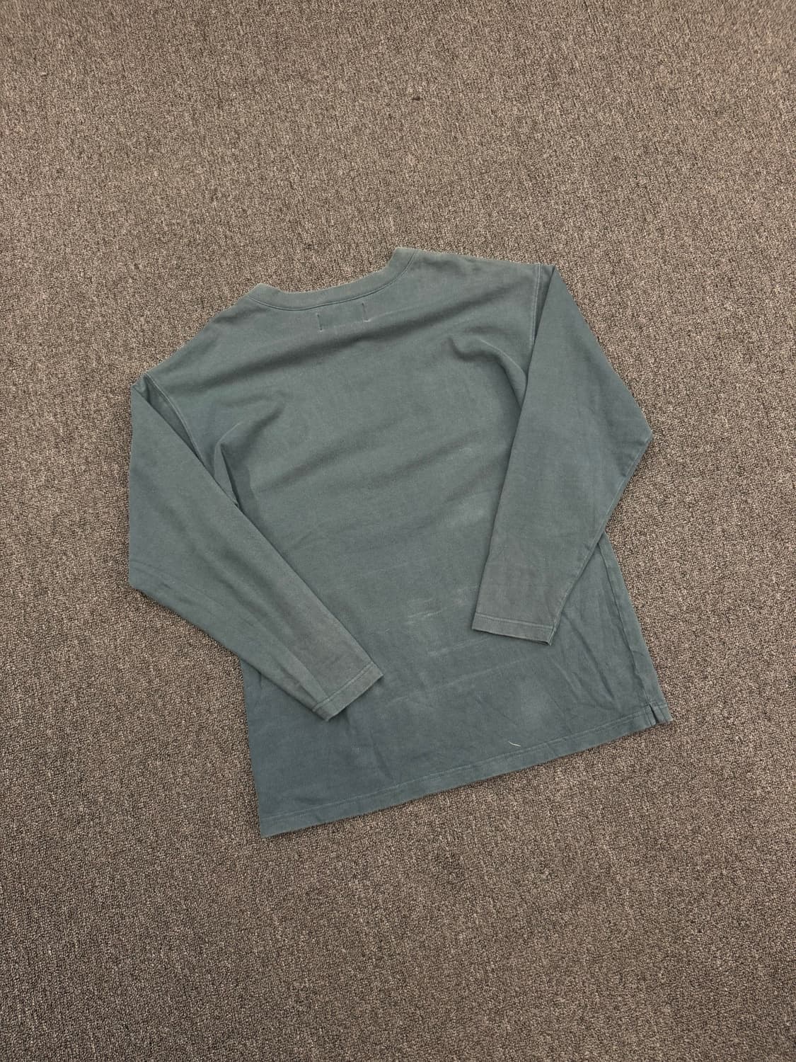 L)할리데이비슨 빈티지 V-TWIN POWER 자수 헨리넥 롱슬리브 상품이미지6