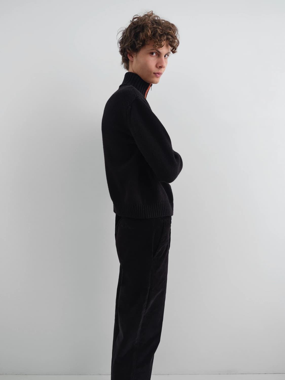 (L,XL) 기마구아스 Alonso  집업 가디건 블랙 상품이미지4